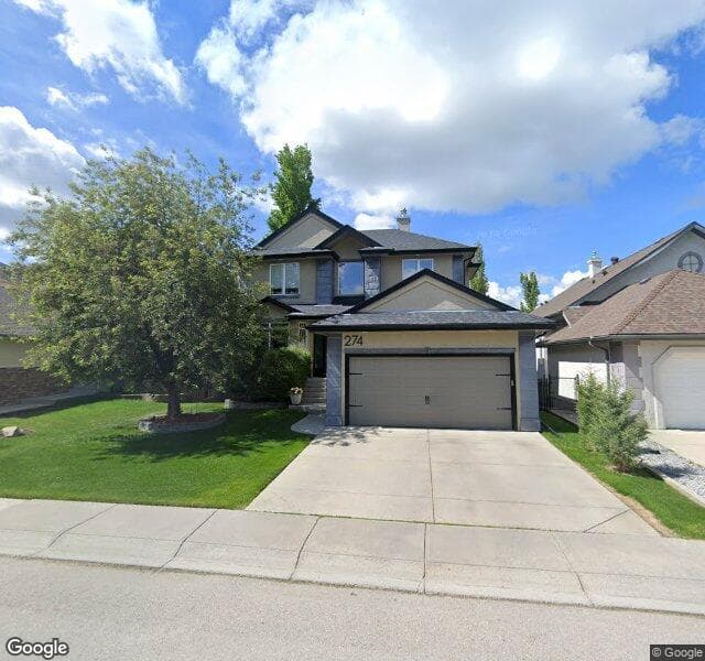 Street view of 274 Tuscany Ridge Park NW, Calgary