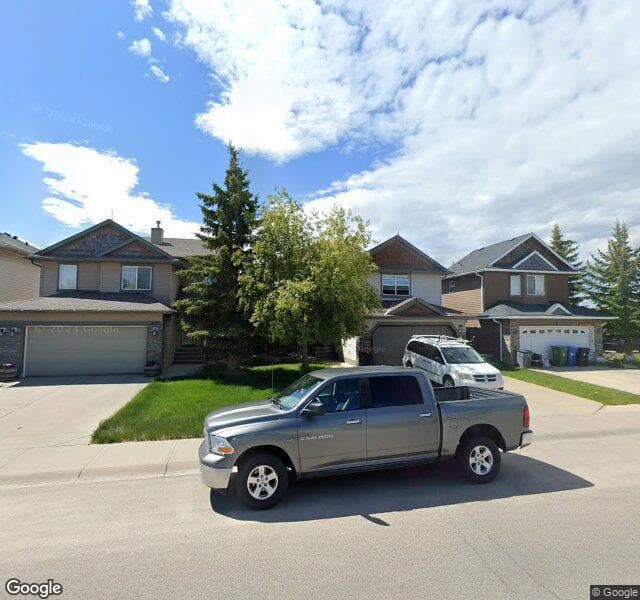 Street view of 453 Cougar Ridge Drive SW, Calgary