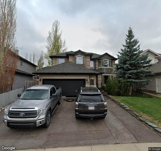 Street view of 2519 Evercreek Bluffs Way SW, Calgary