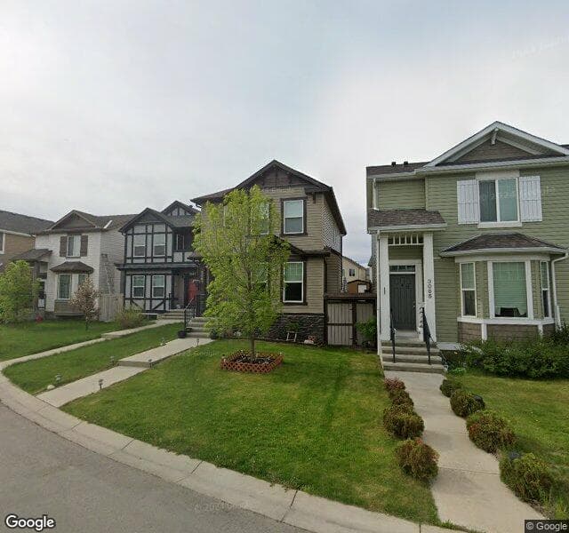 Street view of 3061 New Brighton Grove SE, Calgary