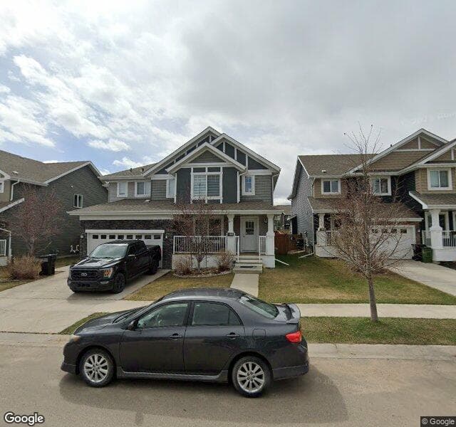 Street view of 6842 Evans Wynd NW, Edmonton