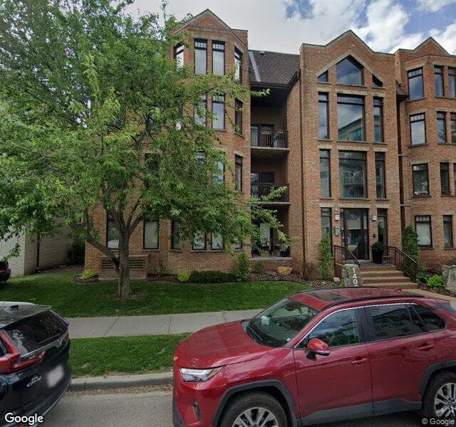 Street view of 102-1407 Kensington Close NW, Calgary