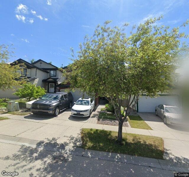 Street view of 68 Tuscany Springs Boulevard NW, Calgary