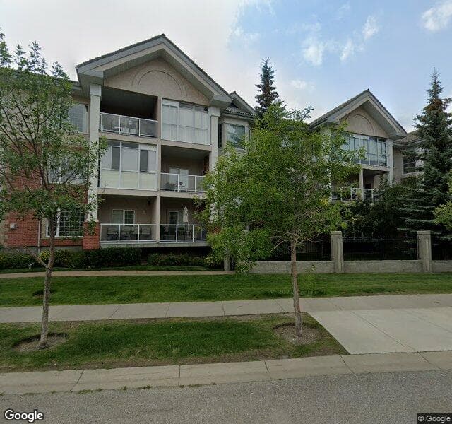 Street view of 388-223 Tuscany Springs Boulevard NW, Calgary