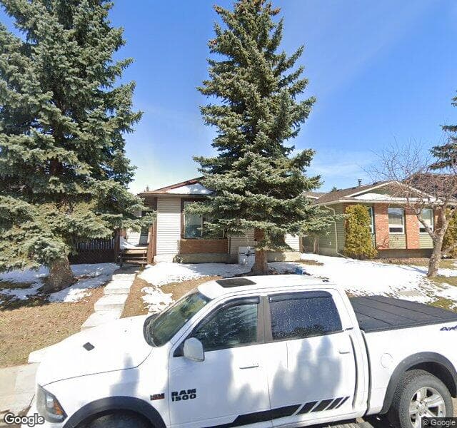 Street view of 32 Castledale Way NE, Calgary