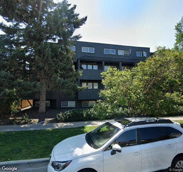 Street view of 14-515 18 Avenue SW, Calgary