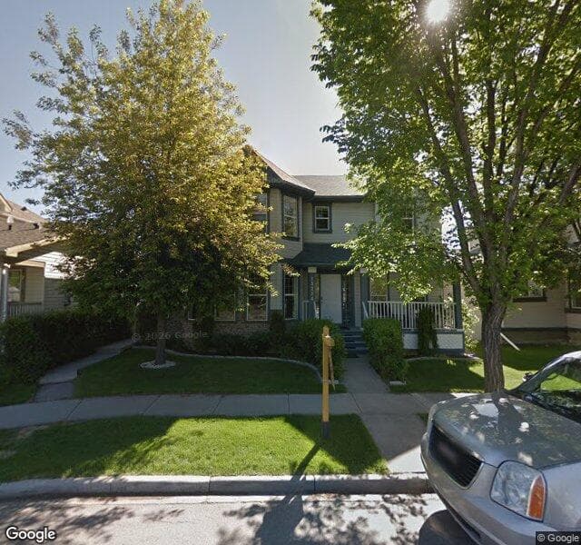 Street view of 15214 Prestwick Boulevard SE, Calgary