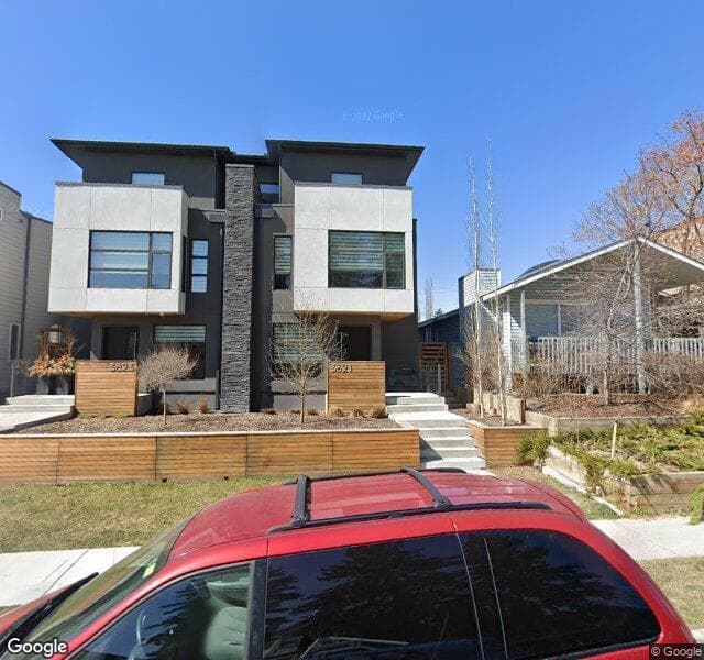 Street view of 3821 1 Street SW, Calgary