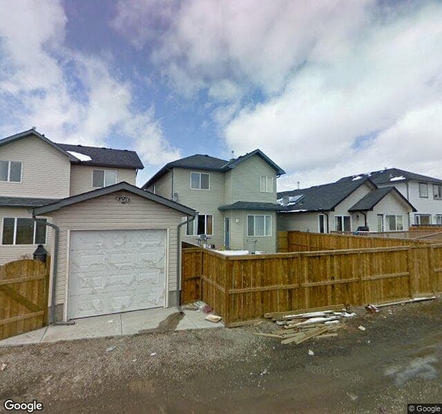 Street view of 208 Evansmeade Common NW, Calgary