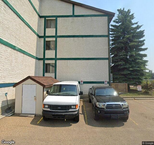Street view of 402-3403 18 Avenue NW, Edmonton