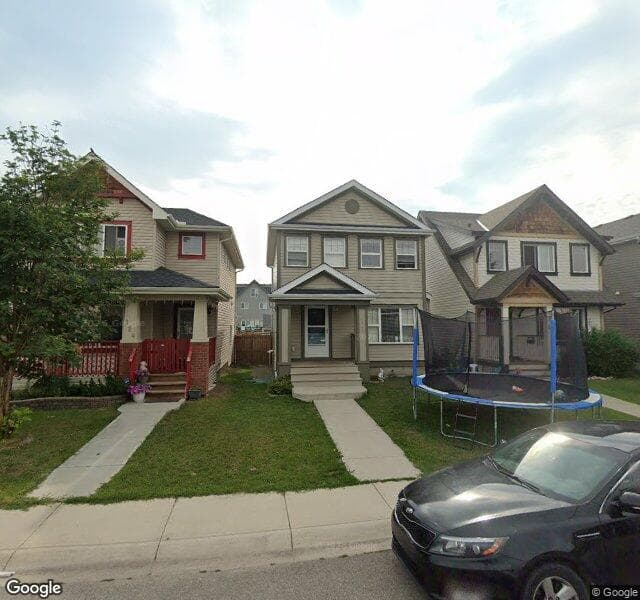 Street view of 120 Copperstone Gardens SE, Calgary