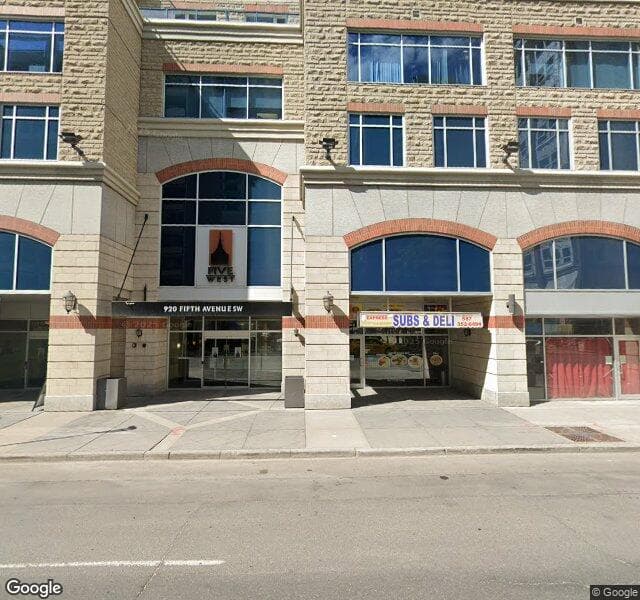 Street view of 1602-920 5 Avenue SW, Calgary