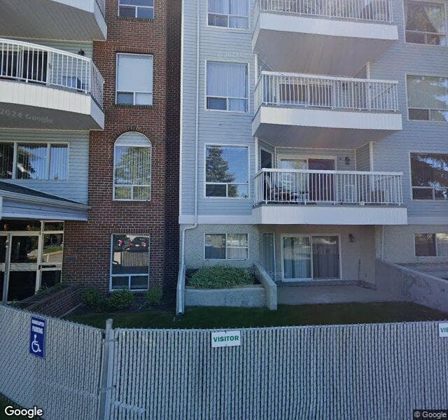 Street view of 314-15503 106 Street NW, Edmonton