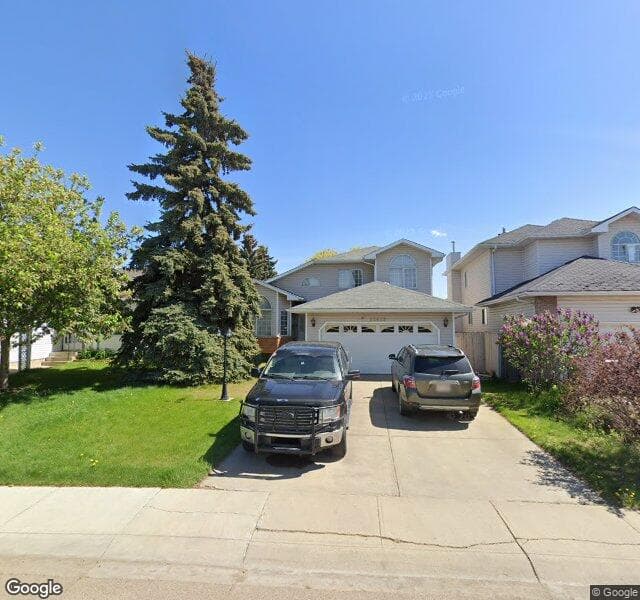 Street view of 15419 65 Street NW, Edmonton