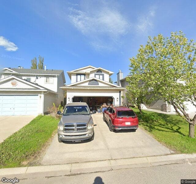 Street view of 136 Riverwood Circle SE, Calgary