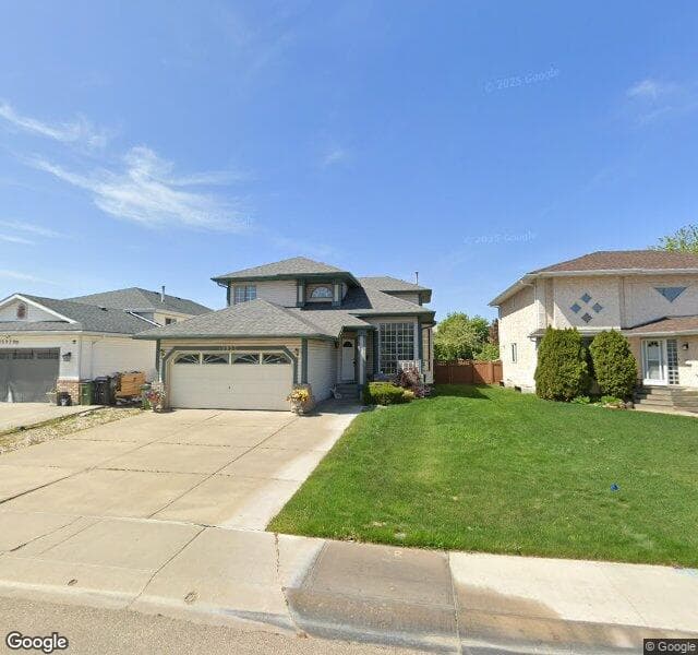 Street view of 15932 58 Street NW, Edmonton