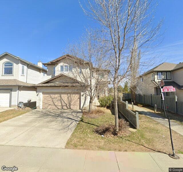 Street view of 20204 48 Avenue NW, Edmonton