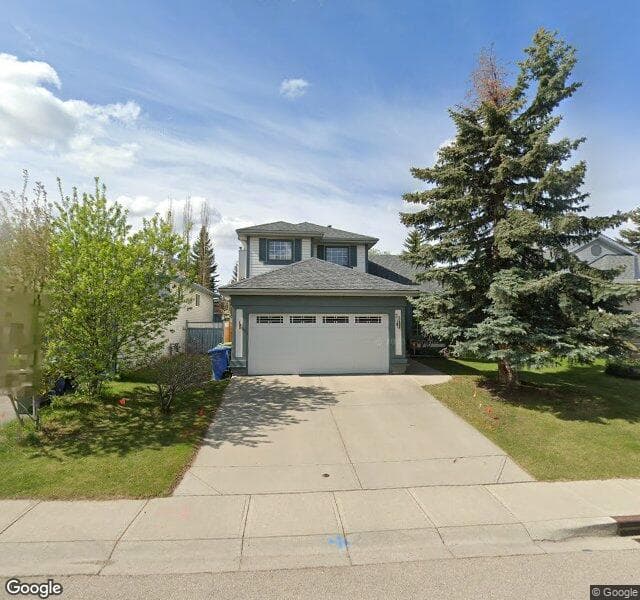 Street view of 23 Hidden Vale Crescent NW, Calgary