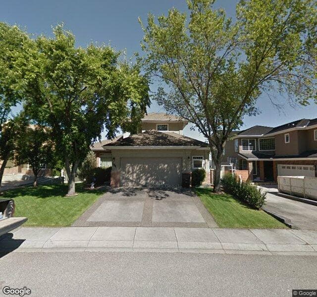 Street view of 104 Patterson Drive SW, Calgary