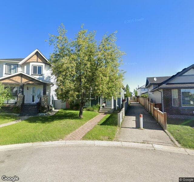 Street view of 27 Taravista Mews NE, Calgary