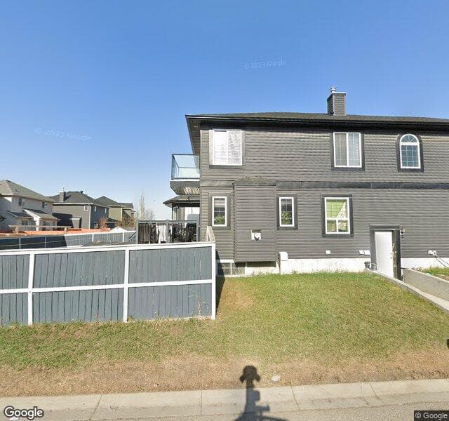 Street view of 203 Saddlecreek Court NE, Calgary