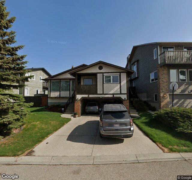 Street view of 144 Hawkfield Crescent NW, Calgary