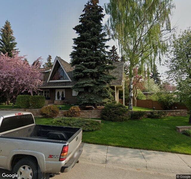 Street view of 1512 Cavanaugh Place NW, Calgary