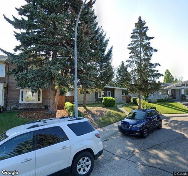 Street view of 21 Langton Drive SW, Calgary