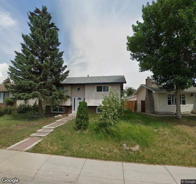 Street view of 5720 Templehill Road NE, Calgary