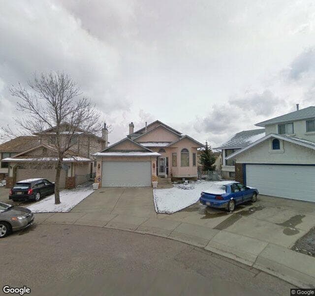 Street view of 107 Sandringham Court NW, Calgary