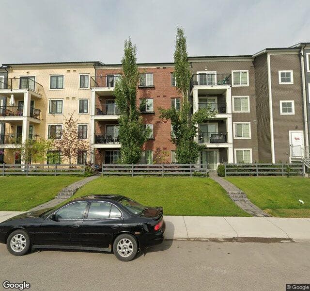 Street view of 1215-99 Copperstone Park SE, Calgary