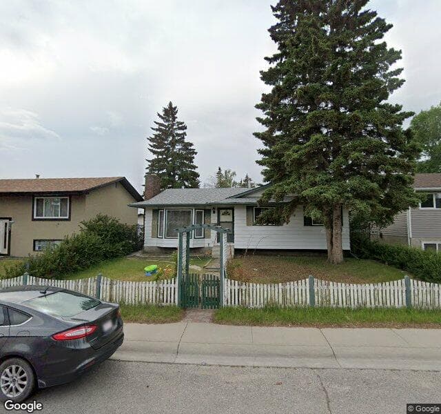 Street view of 831 Madeira Drive NE, Calgary