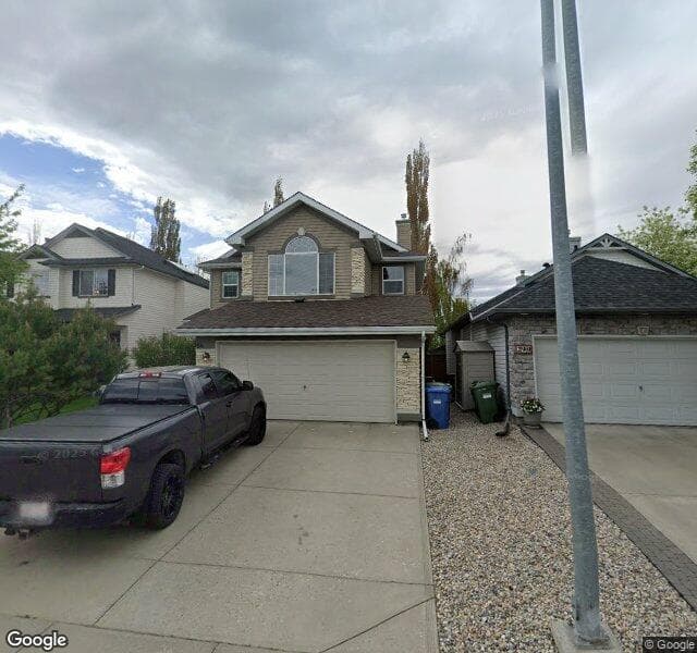 Street view of 286 Chaparral Court SE, Calgary