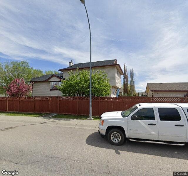 Street view of 6 Erin Meadow Crescent SE, Calgary