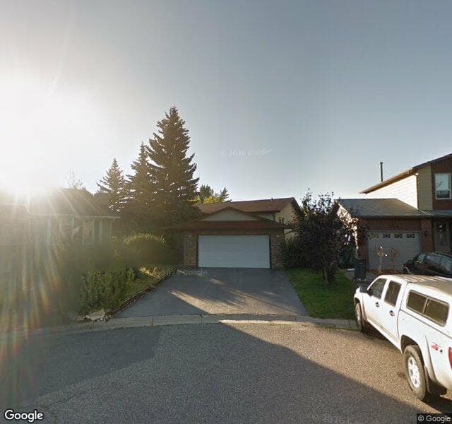 Street view of 143 Deerpath Court SE, Calgary