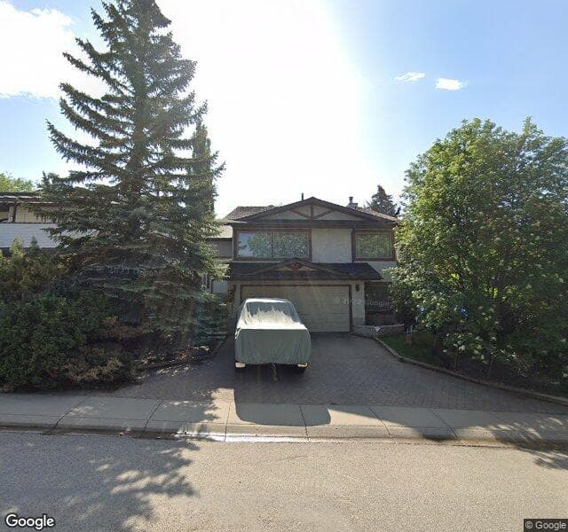 Street view of 195 Hawkcliff Way NW, Calgary