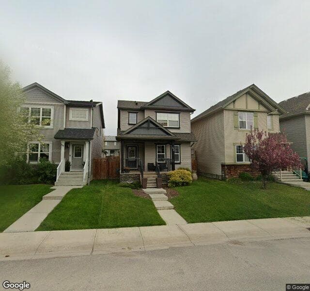 Street view of 42 Silverado Plains Manor SW, Calgary