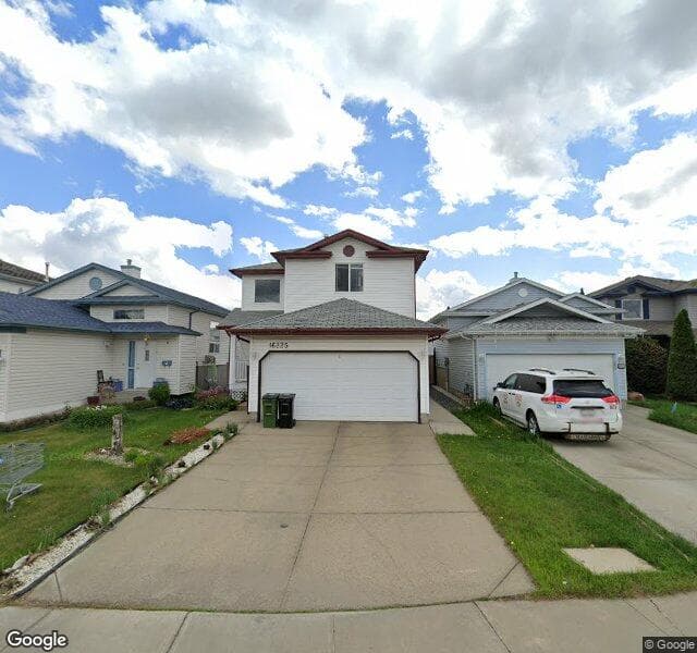 Street view of 16225 129A Street NW, Edmonton