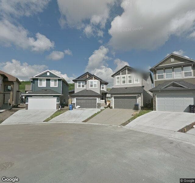 Street view of 125 Chaparral Valley Mews SE, Calgary