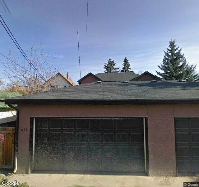 Street view of 619 18 Avenue NW, Calgary