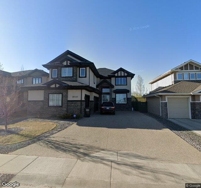 Street view of 20535 93 Avenue NW, Edmonton