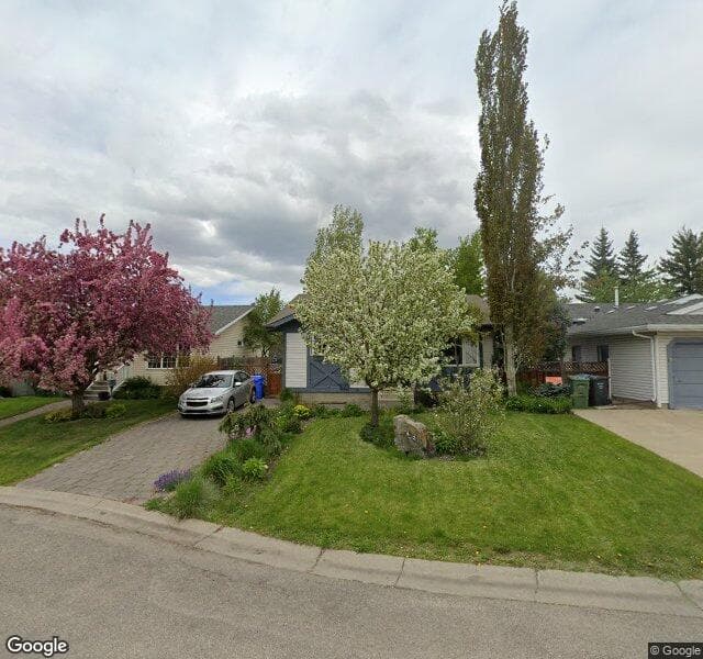 Street view of 95 Deer Lane Close SE, Calgary
