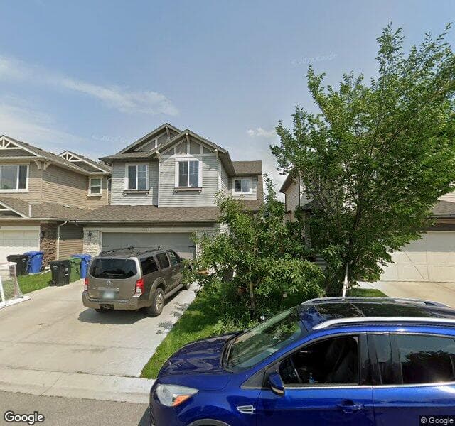 Street view of 1111 Brightoncrest Green SE, Calgary