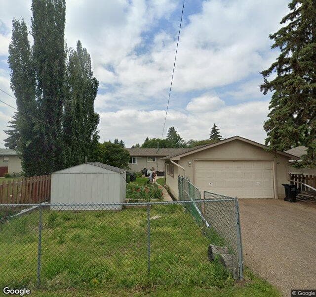 Street view of 9227 58 Street NW, Edmonton
