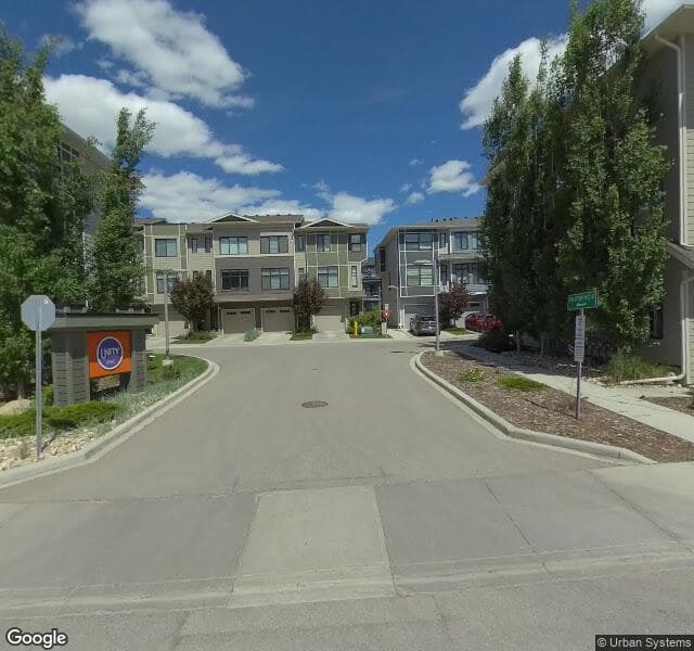 Street view of 16-138 Seton Passage SE, Calgary