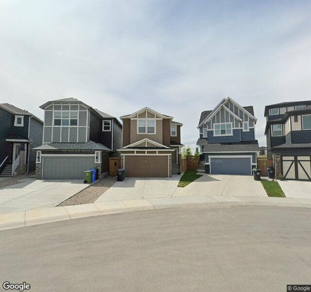 Street view of 61 Belmont Common SW, Calgary