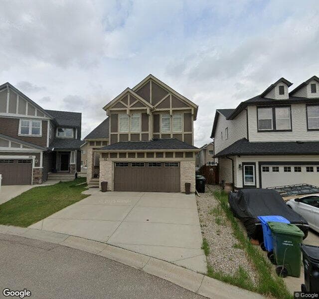 Street view of 31 Silverado Bank Gardens SW, Calgary