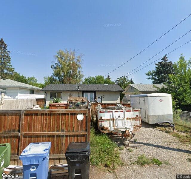 Street view of 5023 Marlborough Drive NE, Calgary