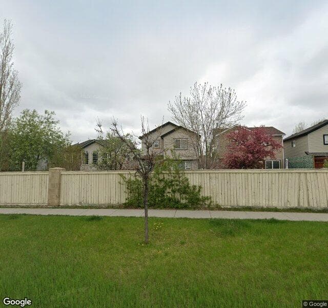 Street view of 15958 Everstone Road SW, Calgary