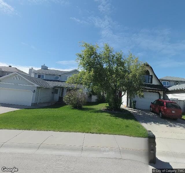 Street view of 10252 Hidden Valley Drive NW, Calgary